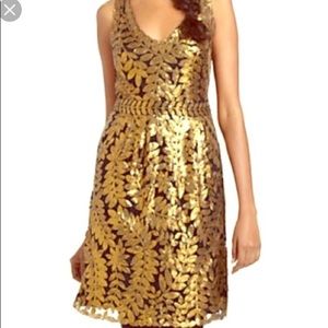 Project Alabama for Anthropologie Goldleaf dress